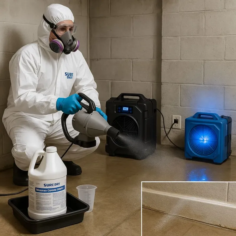 Sanitization and Odor Removal process in Franklin, NJ